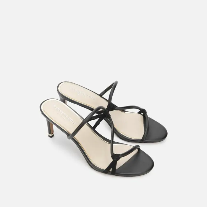 Riley 70 Strappy Sandal Black Women Kenneth Cole Heels