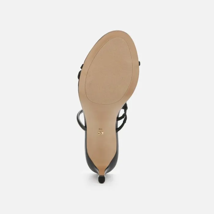Riley 70 Strappy Sandal Black Women Kenneth Cole Heels