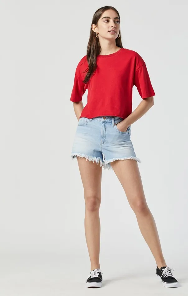 Rosie Boyfriend Short In Light Bleached Stretch Women Mavi Jeans Shorts Rosie Boyfriend Short In Light Bleached Stretch Women Mavi Jeans Shorts