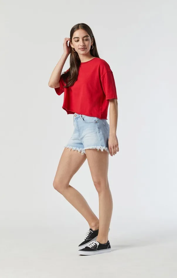 Rosie Boyfriend Short In Light Bleached Stretch Women Mavi Jeans Shorts Rosie Boyfriend Short In Light Bleached Stretch Women Mavi Jeans Shorts