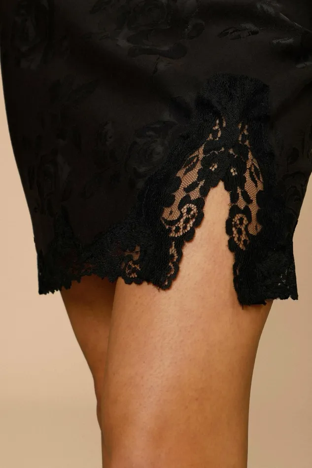 Rouje LEILA Dress Jacquard Noir Women Dresses