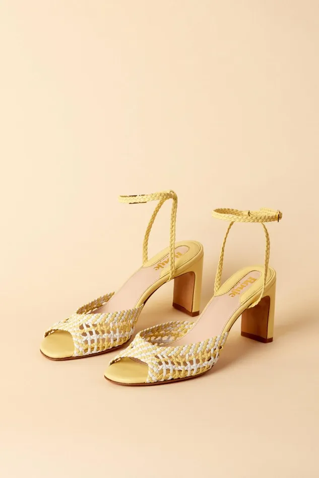 Rouje LIZ Sandals Yellow Women Shoes