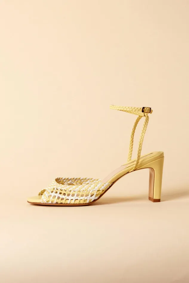 Rouje LIZ Sandals Yellow Women Shoes