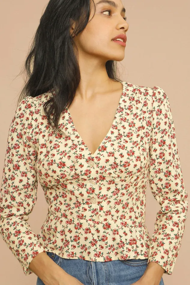 Rouje MIMI Top Rosita Ecru Women Blouses and Tops