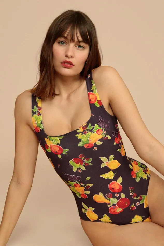 Rouje SAHEL Bodysuit Marine Fruit Women Tshirts and Tank Tops