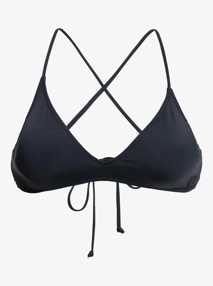 Roxy Bikini Tops Beach Classics Triangle Bikini Top Anthracite 8211 Women