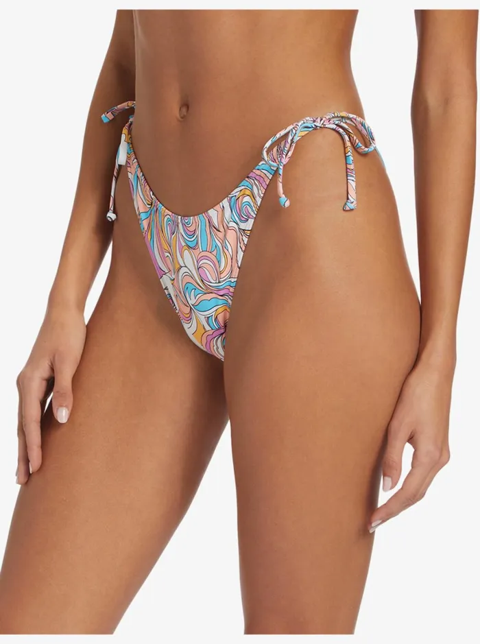Roxy Bikinis Beach Classics Cheeky Bikini Bottoms Swirly Daze 8211 Women