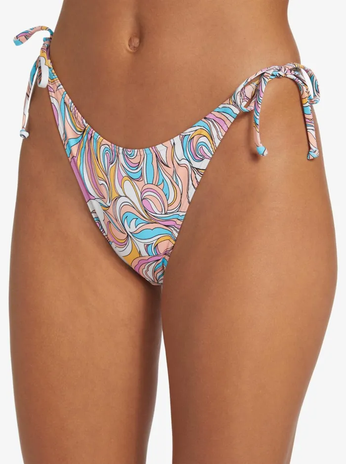 Roxy Bikinis Beach Classics Cheeky Bikini Bottoms Swirly Daze 8211 Women