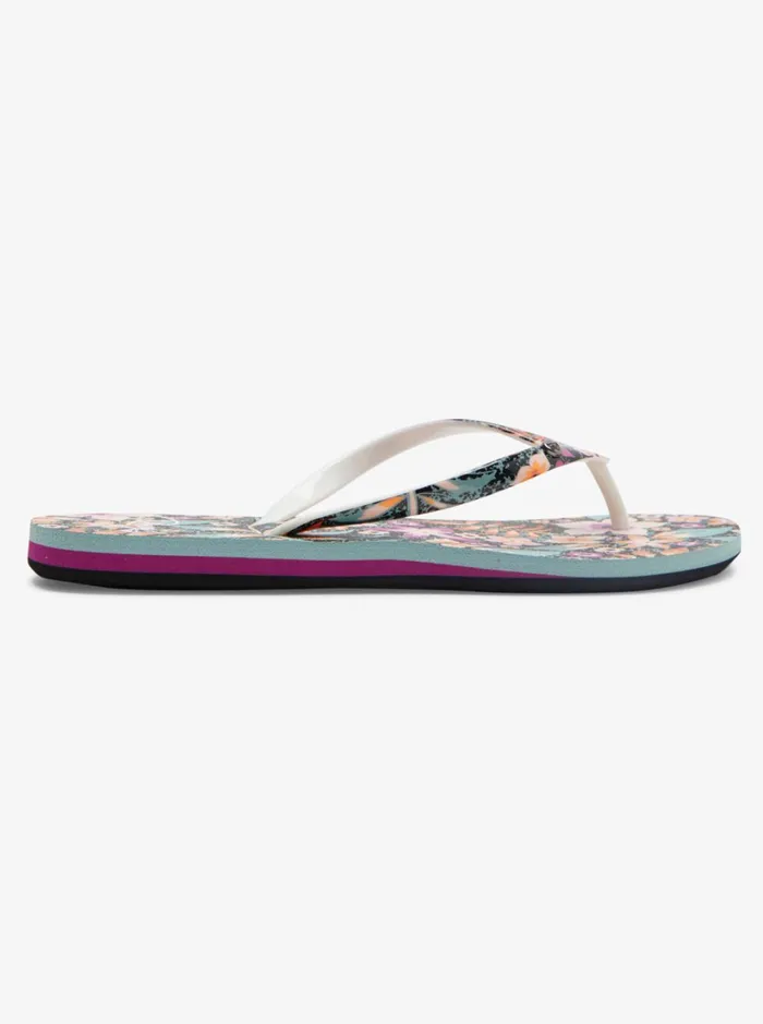 Roxy Flip Flops Portofino FlipFlops Blackpurpleorange 8211 Women