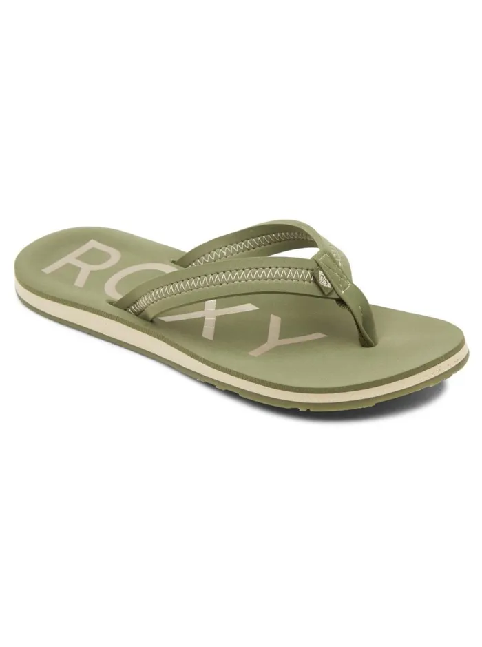 Roxy Flip Flops Vista FlipFlops Amazon Green 8211 Women