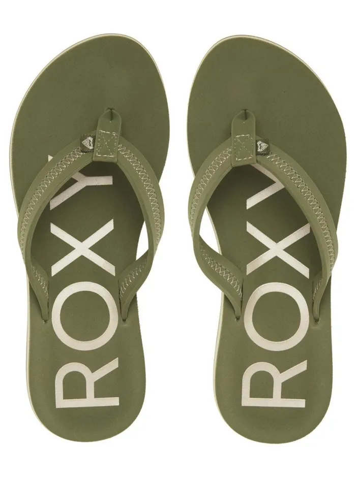 Roxy Flip Flops Vista FlipFlops Amazon Green 8211 Women