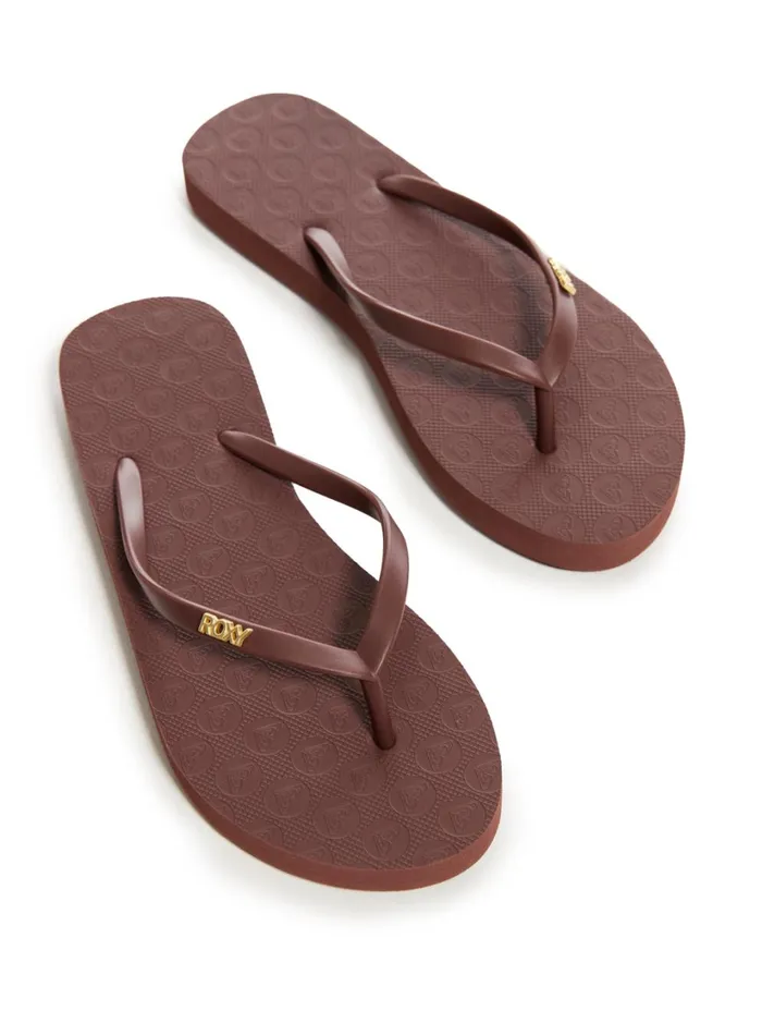Roxy Flip Flops Viva Hi Sandals Chocolate 8211 Women