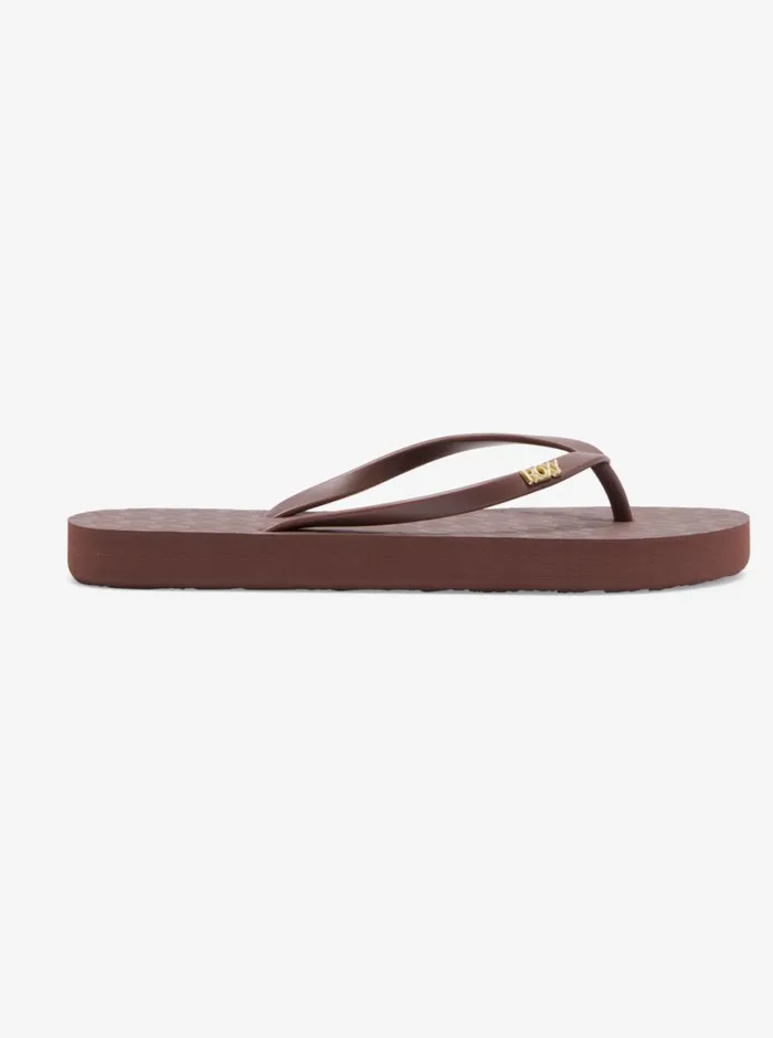 Roxy Flip Flops Viva Hi Sandals Chocolate 8211 Women