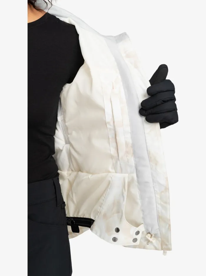 Roxy Snow Jackets Jet Ski Technical Snow Jacket Egret Glow 8211 Women