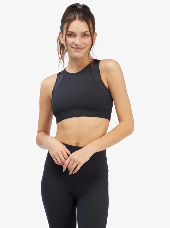 Roxy Sports Bras Interstellar Disco Medium Support Sports Bra Anthracite 8211 Women