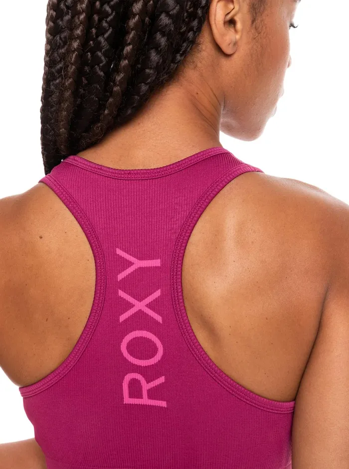 Roxy Sports Bras Time To Pretend Sports Bra Boysenberry 8211 Women