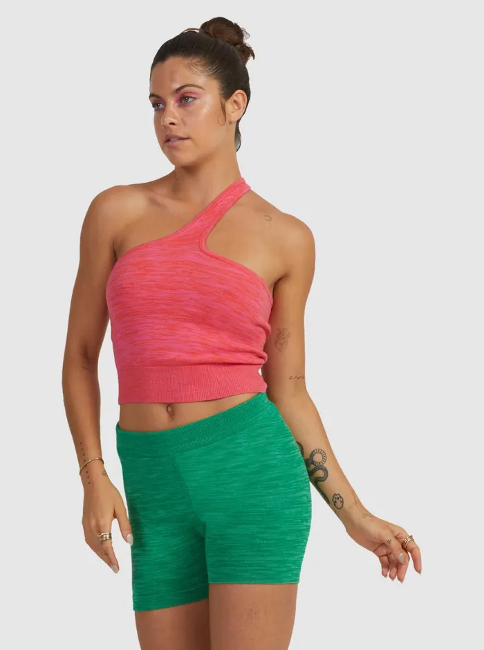 Roxy Tops Bold As Love Knitted Crop Top Setting Sun 8211 Women