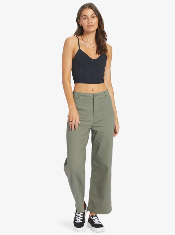 Roxy Tops Roxy Brami Solid Halter Top Anthracite 8211 Women