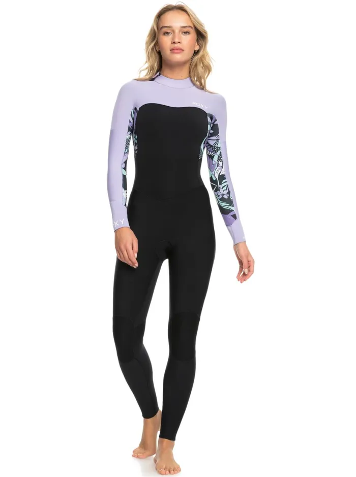 Roxy Wetsuits 32mm Swell Series Back Zip Wetsuit Anthracite Splash Yw 8211 Women