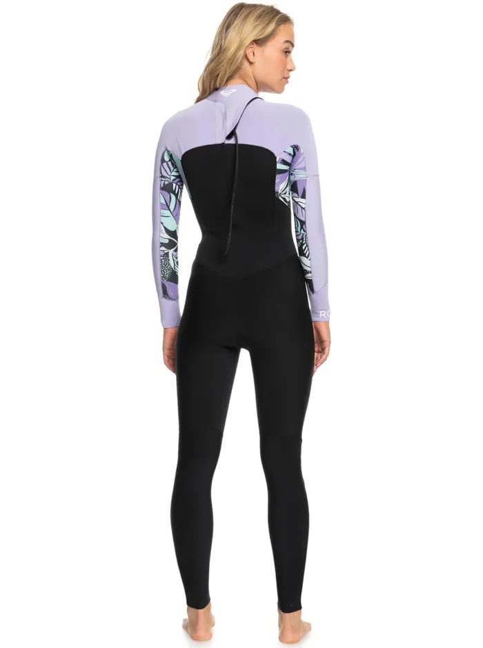 Roxy Wetsuits 32mm Swell Series Back Zip Wetsuit Anthracite Splash Yw 8211 Women