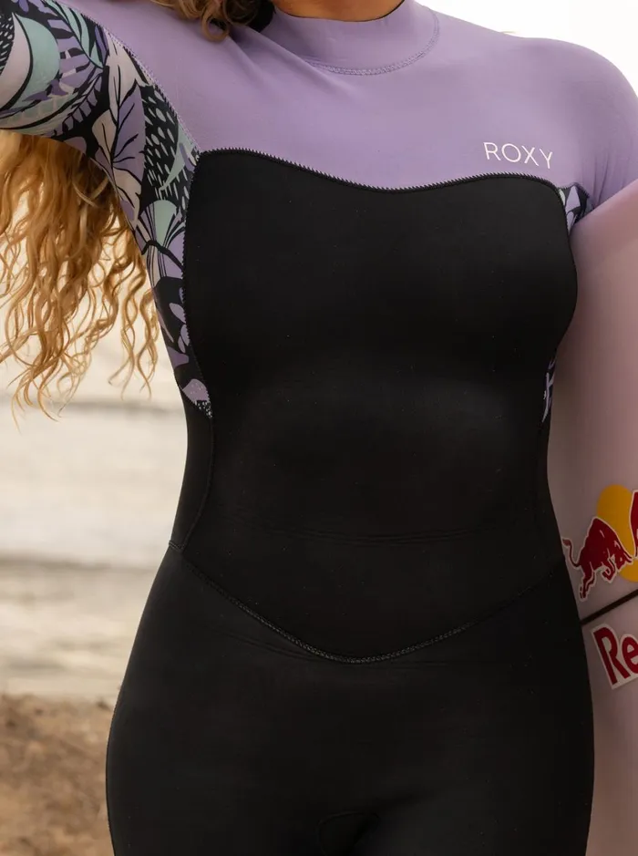Roxy Wetsuits 32mm Swell Series Back Zip Wetsuit Anthracite Splash Yw 8211 Women