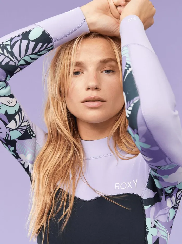 Roxy Wetsuits 32mm Swell Series Back Zip Wetsuit Anthracite Splash Yw 8211 Women
