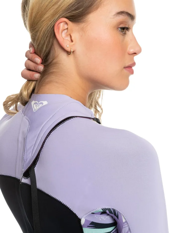 Roxy Wetsuits 32mm Swell Series Back Zip Wetsuit Anthracite Splash Yw 8211 Women