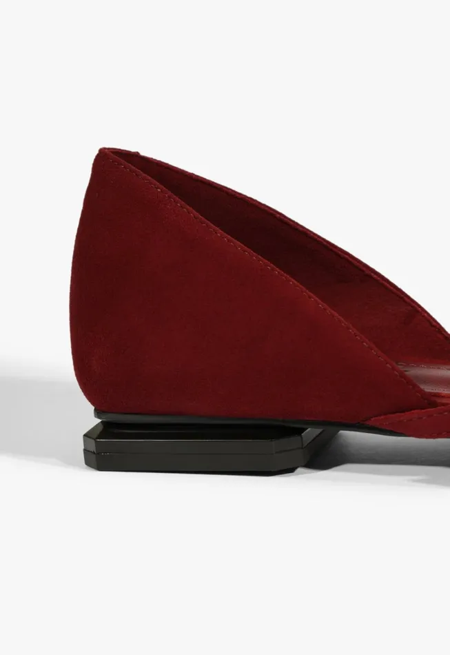 Rue Ballet Flat Red Women Schutz Shoes Ballerinas