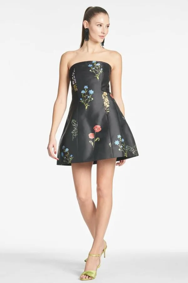Sachin and Babi Alanna Dress 8211 Noir Bouquet Noir Bouquet Women Mini