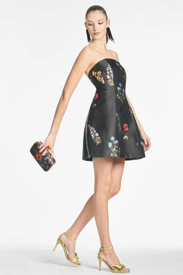 Sachin and Babi Alanna Dress 8211 Noir Bouquet Noir Bouquet Women Mini