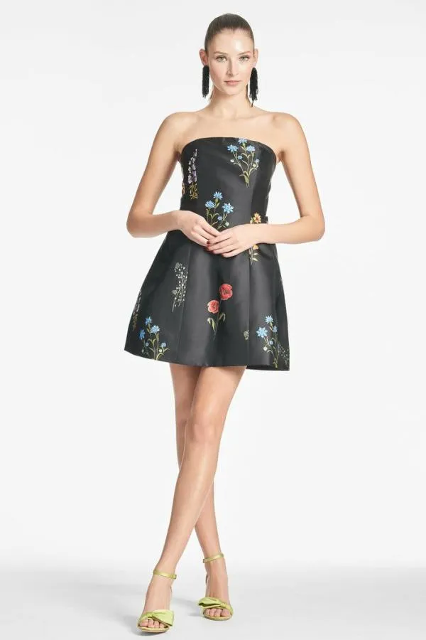 Sachin and Babi Alanna Dress 8211 Noir Bouquet Noir Bouquet Women Mini