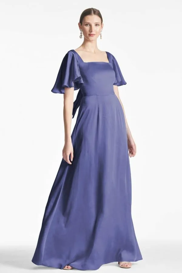 Sachin and Babi Aurora Gown 8211 Deep Cobalt Deep Cobalt Women Plus Sizes