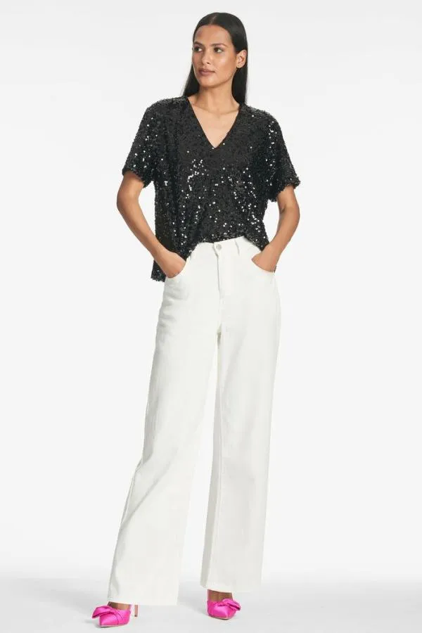 Sachin and Babi Bette Top 8211 Black Black Women Tops and Blouses