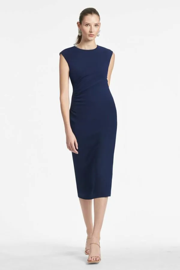 Sachin and Babi Diana Dress 8211 Navy Navy Women Plus Sizes