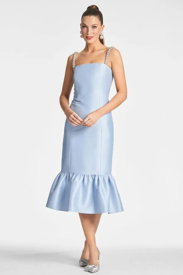 Sachin and Babi Elise Dress 8211 Glacial Blue Glacial Blue Women Sheath