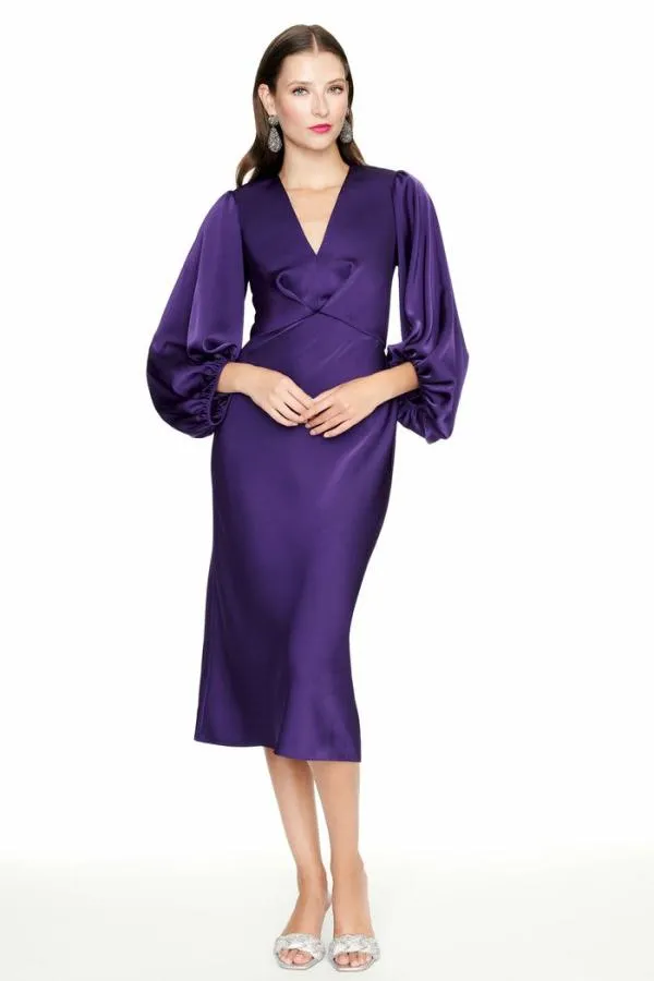 Sachin and Babi Ginny Dress 8211 Amethyst Amethyst Women Midi