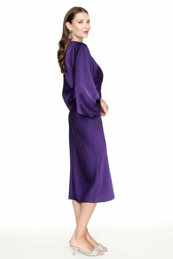 Sachin and Babi Ginny Dress 8211 Amethyst Amethyst Women Midi