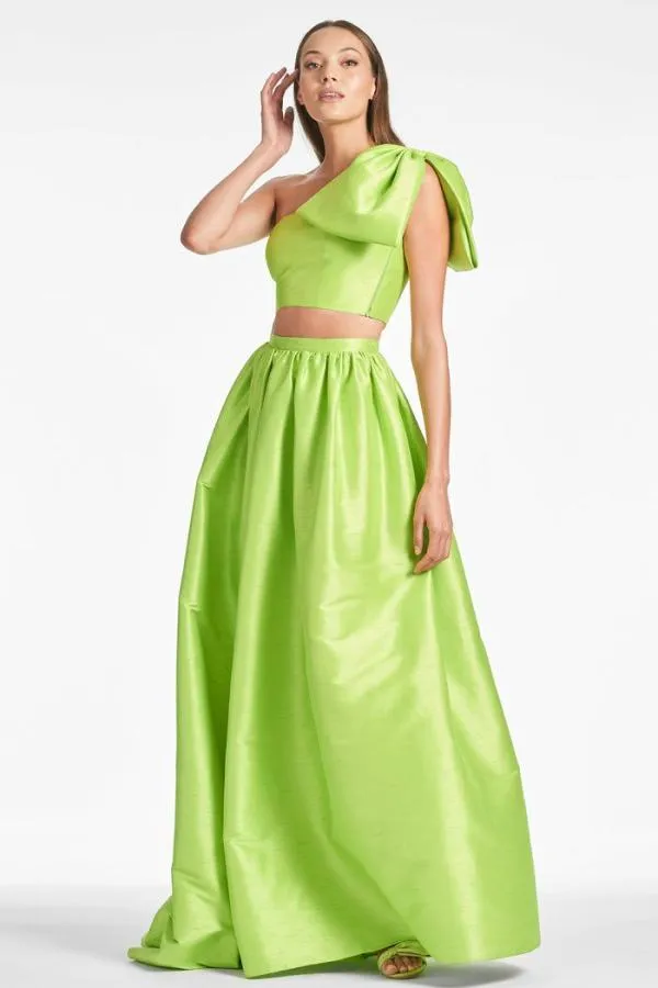 Sachin and Babi Kyla Top 8211 Electric Lime Electric Lime Women Matching Sets