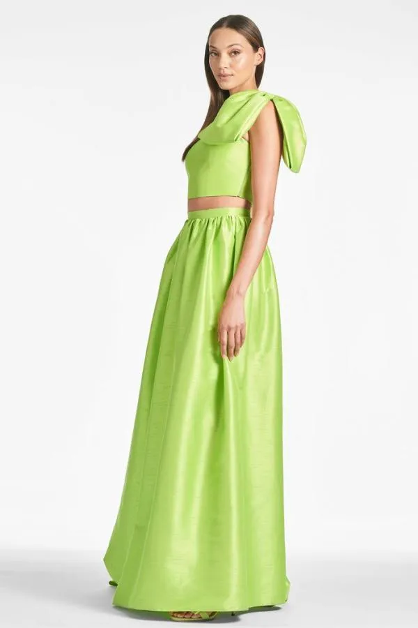 Sachin and Babi Kyla Top 8211 Electric Lime Electric Lime Women Matching Sets