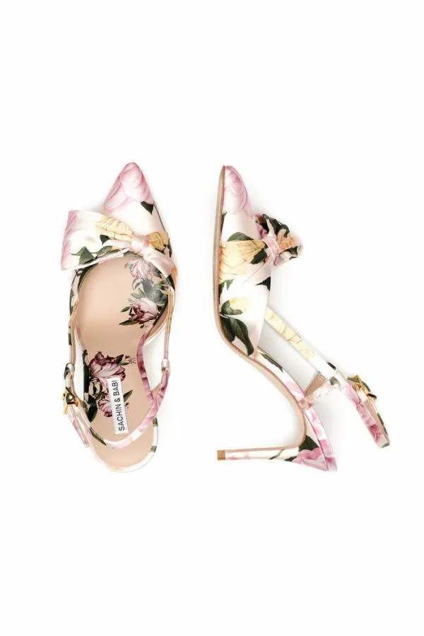 Sachin and Babi Lenox ObiBow Slingback 8211 Pink Lemonade Bouquet Pink Lemonade Bouquet Women Shoes Sachin and Babi Lenox ObiBow Slingback 8211 Pink Lemonade Bouquet Pink Lemonade Bouquet Women Shoes