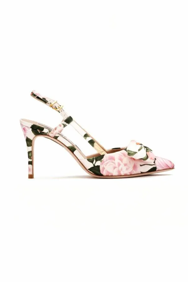 Sachin and Babi Lenox ObiBow Slingback 8211 Pink Lemonade Bouquet Pink Lemonade Bouquet Women Shoes