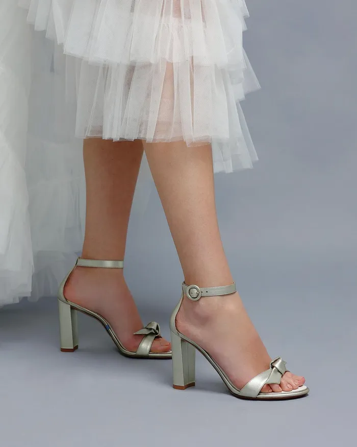 Sandals Women Alexandre Birman Designer Wedding Shoes 8211 Clarita Bridal Block 90 Brut 8211 Alexandre Birman Bridal Brut