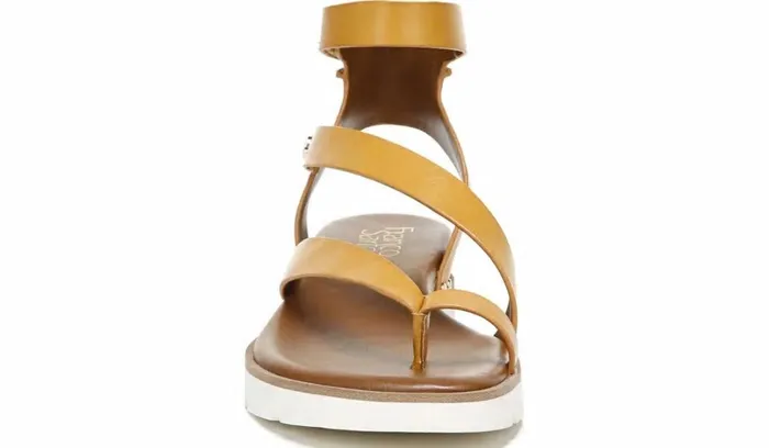 Sandals Women Franco Sarto Franco Daven Gladiator Sandal Goldenrod Faux Leather