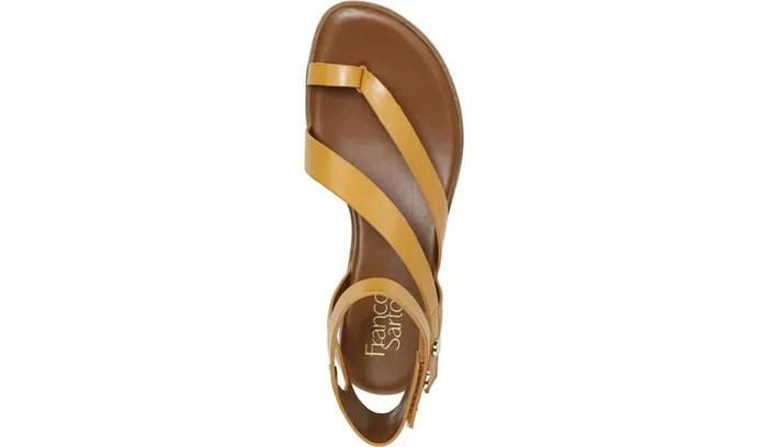Sandals Women Franco Sarto Franco Daven Gladiator Sandal Goldenrod Faux Leather