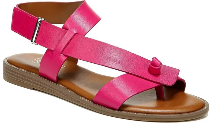 Sandals Women Franco Sarto Franco Glenni Sandal Fuschia Leather