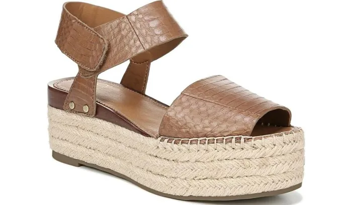 Sandals Women Franco Sarto Sarto Leo 2 Espadrille Wedge Sandal Saddle Snake Print Leather Sandals Women Franco Sarto Sarto Leo 2 Espadrille Wedge Sandal Saddle Snake Print Leather