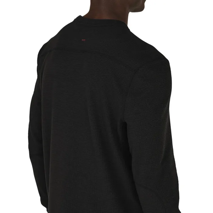Santiam Waffle LS Tee Black Men Danner Shirts