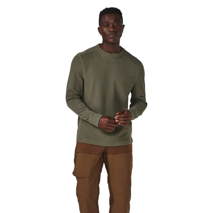 Santiam Waffle LS Tee Dusty Olive Men Danner Shirts
