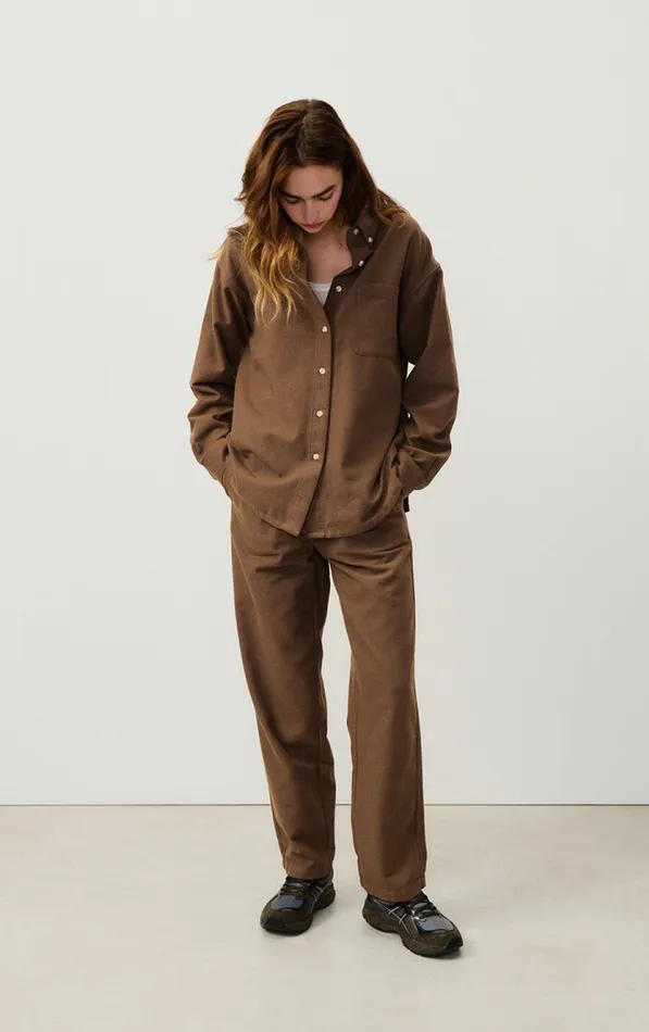 Shirt Dakota Melange Candied Chestnut Women American Vintage Shirts Shirt Dakota Melange Candied Chestnut Women American Vintage Shirts