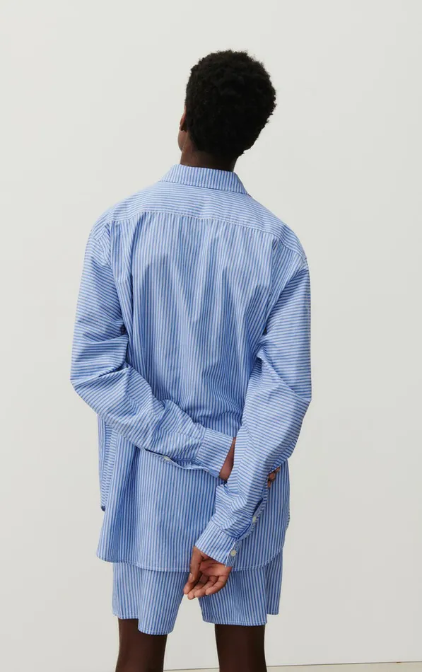 Shirt Zatybay Aqua Stripes Men American Vintage Shirts Shirt Zatybay Aqua Stripes Men American Vintage Shirts